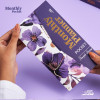 Box Daily planner Mofkera - Purple Leaves ( 2025 )