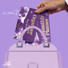 Box Daily planner Mofkera - Purple Leaves ( 2025 )