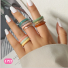 3pcs  Random Simple Resin Ring ( 17 )