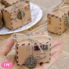 1 pc Retro Pattern Candy Give Away Box