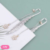 1pc Flower Pendant Feather Bookmark