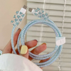 4pcs 1.4M Heart Print Data Cable Protector Set