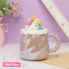 ceramic mug -unicorn purple