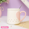 ceramic mug - elegant white