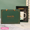 ceramic mug -white 2