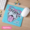 Rubber Mouse Pad-Dog Party