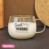 Double Pyrex Mug With Baby Flower 