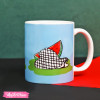 Printed Mug-Light Blue Water Melon