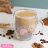 Double Pyrex Cup-Elephant