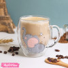 Double Pyrex Cup-Elephant
