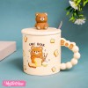 ceramic mug - cake bear