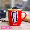 Ceramic Mug-Red Men Suit