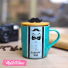 Ceramic Mug-Turquoise Men Suit