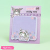 Flower Sticky Note - Kuromi 