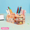 Stationery Organiser Box-Pink