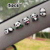 5pcs Panda Shaped Car Decals Stickers