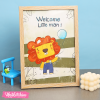 Wooden Digital Graphics Frame-Welcome Little Man