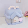 Acrylic Piggy Bank With Sticker  - House 
