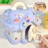 Acrylic Piggy Bank With Sticker  - House 