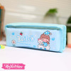 Fabric Pencil Case-Light Blue Bunny