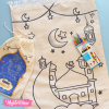 Prayer Rug&Coloring For Kids-Blue