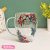 Double Pyrex Mug With Baby Flower 