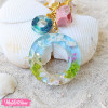 Resin Keychain-Letter O