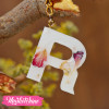 Resin Keychain-Letter R