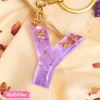 Resin Keychain-Letter Y