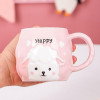 Ceramic Mug-Pink Sheep 