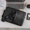 Leather Laptop Sleeve-Black 15.5 Inch 