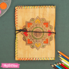 Natural Leather Sketch Book-Mandala (A 5 )