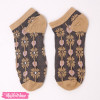 Floral Pattern Fashionable Ankle Socks-Purple 1