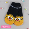  Foot Socks-Yellow Tiger