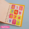 Mini Sticker Booklet-Yellow