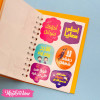 Mini Sticker Booklet-Yellow