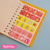 Mini Sticker Booklet-Yellow