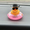 Duck Design PVC Car Ornament With Sound