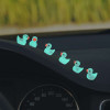 6pcs Luminous Duck Design Car Ornament