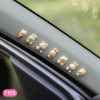 7pcs Cartoon Bear & Rabbit Design Car Ornament