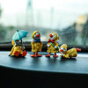 4pcs Duck Design Car Ornament
