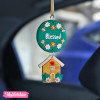 Polymer Clay Car Charm-Blessed