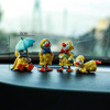 4pcs Duck Design Car Ornament
