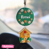 Polymer Clay Car Charm-Blessed