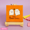 Canvas Mini painted Tableau - Boo - Tiful