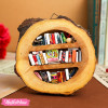 Wooden Miniature Library Tableau 