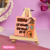 Canvas Mini painted Tableau-Home Is Where My Mum