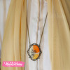 Necklace-Orange Flower