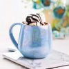 Pottery mug-Baby Blue