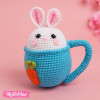 Doll-Crochet-Bunny In Cup